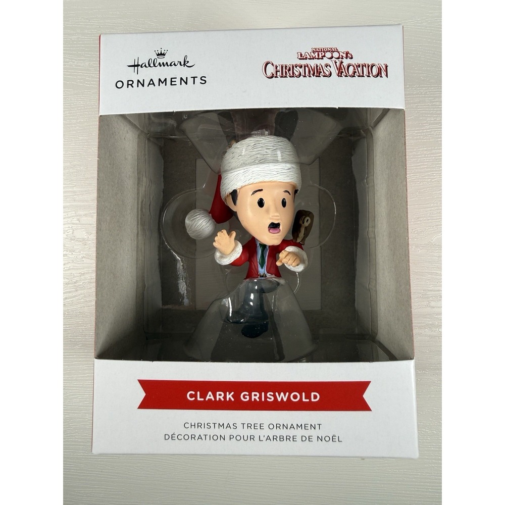 National Lampoon Clark Griswold Figure Squirrel Christmas Vacation Ornament NIB